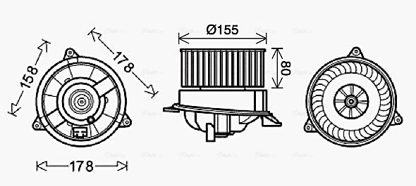 AVA QUALITY COOLING Salona ventilators FD8495